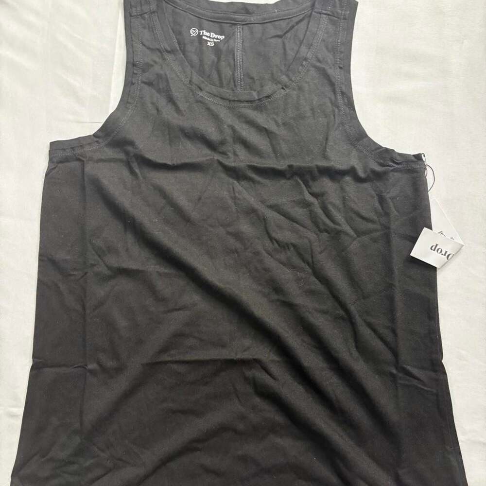 The Drop Black Tank Top